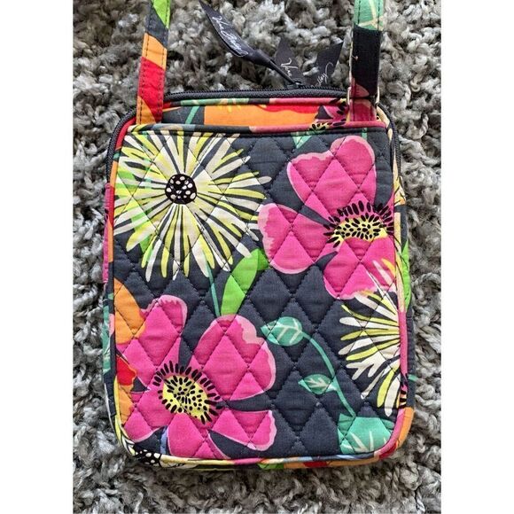 NWOT Vera Bradley Jazzy Blooms Mini Hipster Crossbody Bag Purse Quilted $60 - Picture 4 of 5